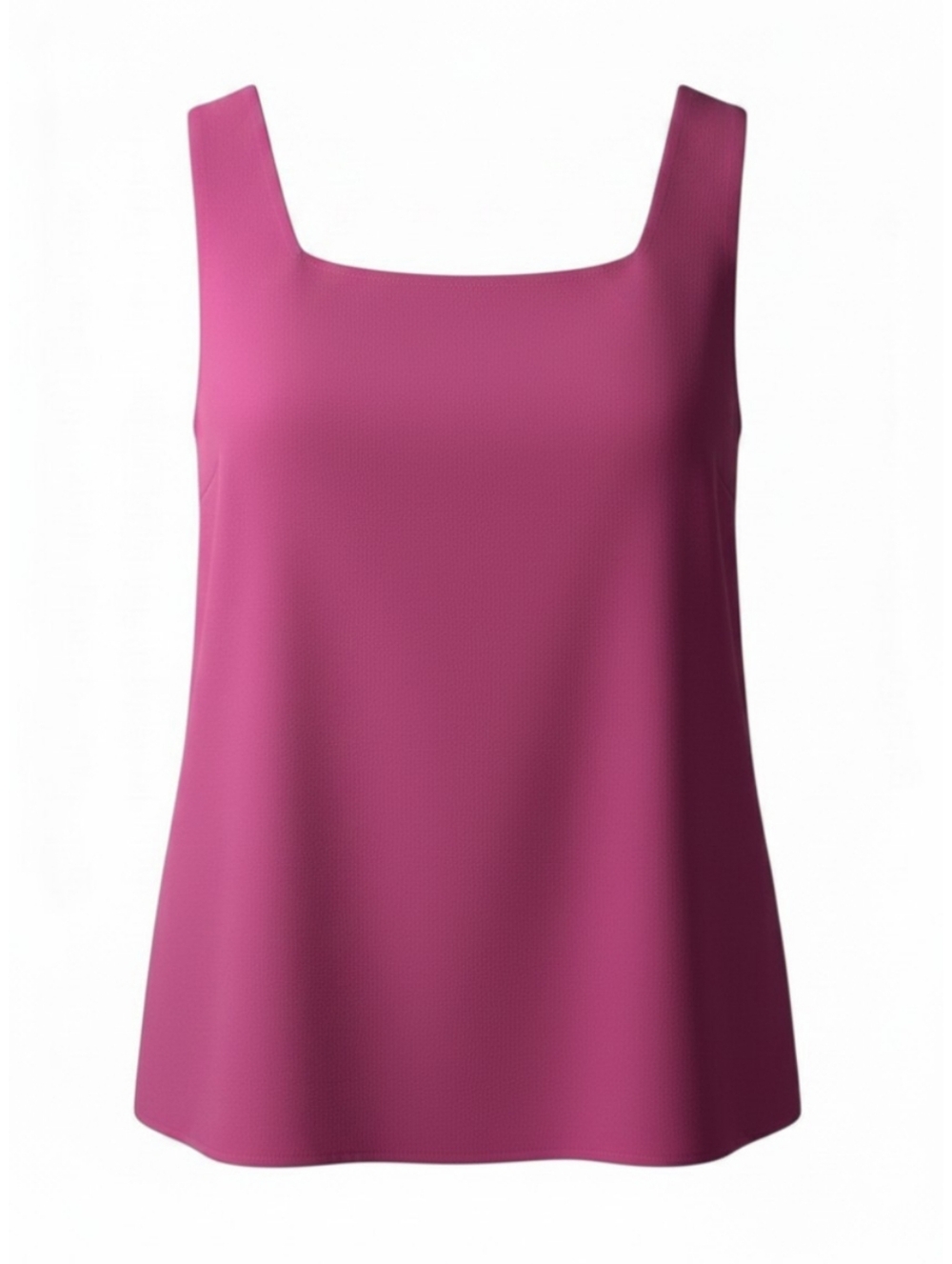 Ann Taylor Sweater- Magenta Square Neck- Large Petite-EUC $98 Retail